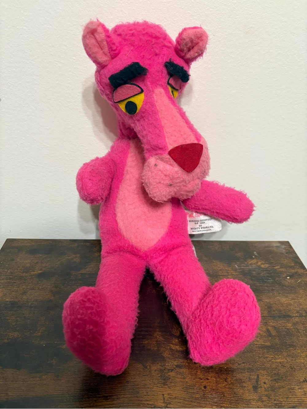VTG 1964 Pink Panther Mirisch-Geoffrey 17in Stuffed Doll